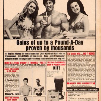 Flashback to 1969: put on weight the fun way