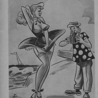 Smutty and sexist cartoons from the 1950s