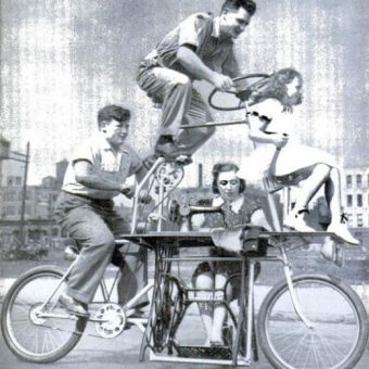 The cycling sewing machine of 1939