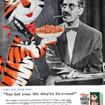 Groucho Marx endorses lightbulb snatching and more