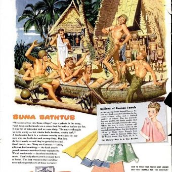 Cannon Towels Adverts: For Naked Soldiers and Other Men