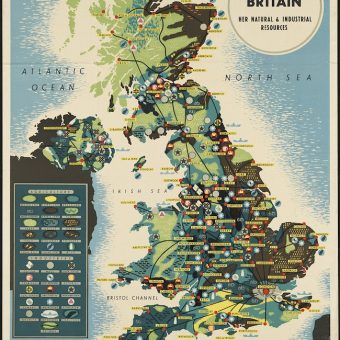 1939: A map of Great Britain and Her Natural and Industrial Resources