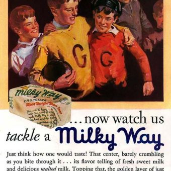 Vintage ads: The Milky Way in 1930