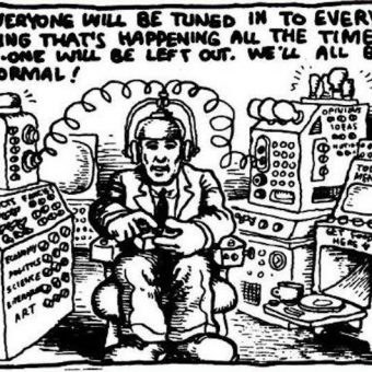 Robert Crumb predicted twitter and the internet (photo)