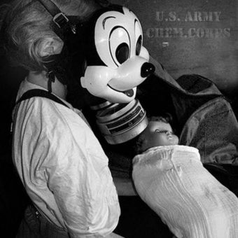 The Mickey Mouse gasmask was utterly terrifying in 1942 – and it still is