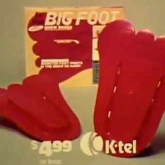 The K-tel Bigfoot commercial