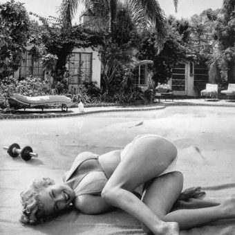 Marilyn Monroe working out in Bel Air (photos)