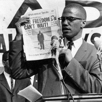 1964: Malcolm X evokes Shakespear as he thrills the Oxford Union with talk of armed rebellion