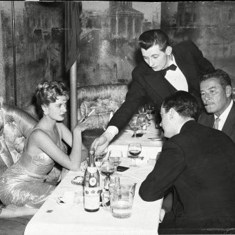 Errol Flynn, And His Girlfriend Beverly Aadland