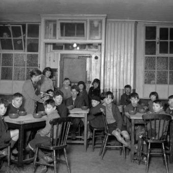 Flashback: Feeding Soup To The Orphans In Canning Town Soup 1931