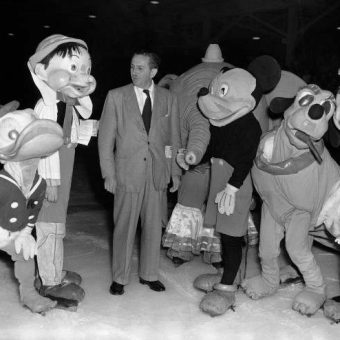Wonderful Photo Of Walt Disney Meeting His Nightmarish Creations In Los Angeles