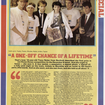 Never Meet Your Heroes: In 1984 A Teenaged Fan Met ‘Poofy’ Duran Duran And Came Away Unimpressed