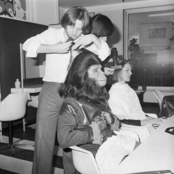 Planet of the Apes Character Galen Has A Haircut In 1975