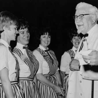 1969: KFC’s Colonel Harlan Sanders In Las Vegas