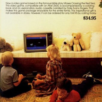 The 1983 Atari 2600 Bible Game Moses ‘Red Sea Crossing’ Let Christian Kids Play God