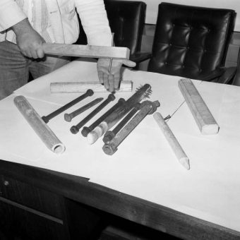 1978: Weapons Seized Before West Ham Against Millwall At Upton Park