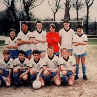 Manchester United Balls: Ryan Giggs Plays For Manchester City Boys In 1989