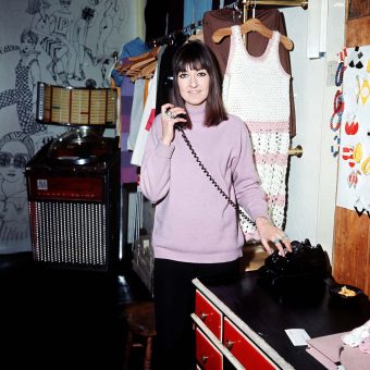 “Fun-Maker” Pauline Fordham and her Palisades Boutique in Ganton St, 1966