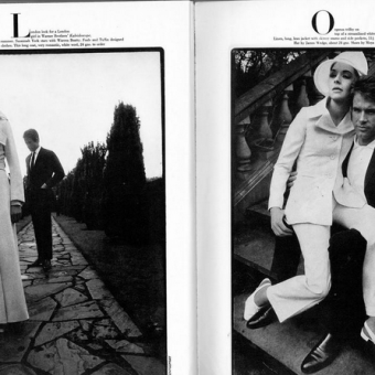 ‘A London look for a London girl’ Susannah York and Warren Beatty in Vogue, 1966