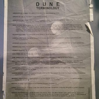 The 1984 Glossary Given to Audiences of David Lynch’s ‘Dune’