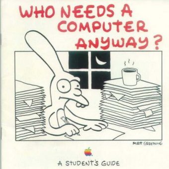 Matt Groening’s 1989 Apple Student’s Guide