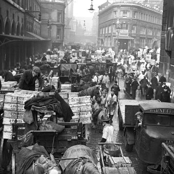 Old Billingsgate Fish Market in the City of London