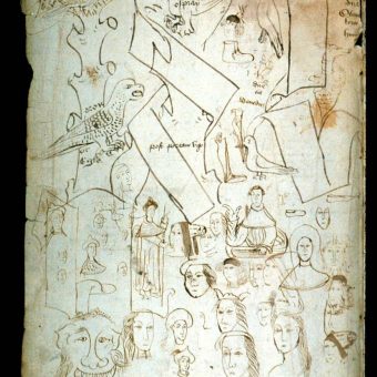 Pen Trials And Other Doodles In 13th And 14th Century Books