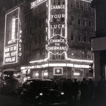 An Evening Stroll Around London’s West-End in November 1955