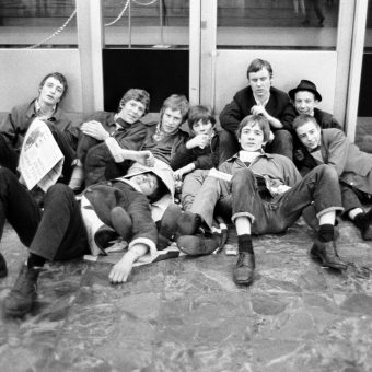 April 1970: Chelsea Fans Waiting for the FA Cup Winners to Arrive at Euston Station