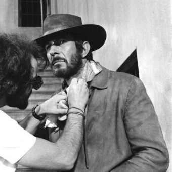 Leonard Nimoy During Filming of The 1971 Movie Catlow in Almeria, Spain