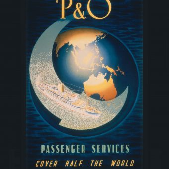 Sixteen Captivating Posters of the Prestigious P & O Shipping Line