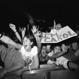 Ecstatic Teenagers Screaming At Pop Concerts In The 1960s And 1970s