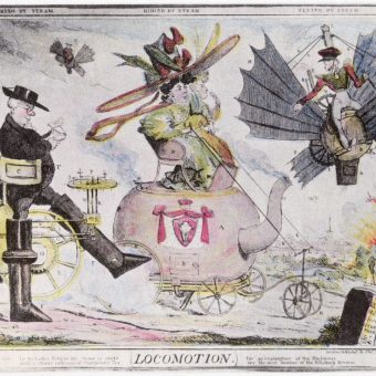 Dire Warnings From 1820 On The Perils Of Steam-Powered Walking And Flying