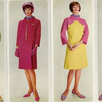 Emilio Pucci Uniforms For Braniff International Airlines’ Stripping Hostesses, 1965-73
