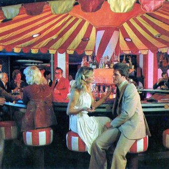 Mind-Blowing Postcards of Mid-Century Bars With Merry-Go-Round Themes