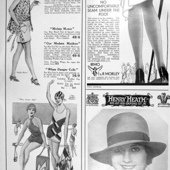 Beautiful 20th Century Morley Hosiery Adverts