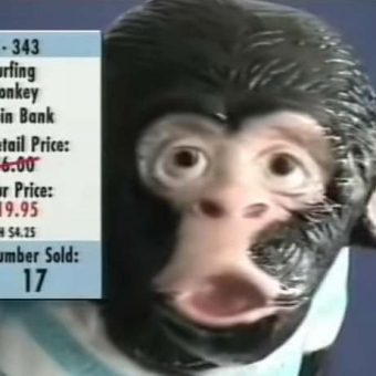 Watch This Hilarious Anti-Drugs PSA For A Surfing Monkey Coin Bank (1999)
