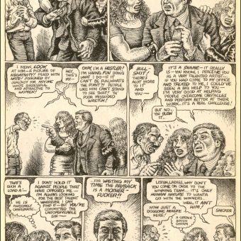 Robert Crumb Flushes ‘Evil’ Donald Trump Down The Toilet In This 1989 Comic (NSFW)