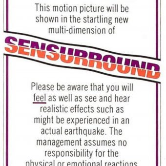 Remembering “Sensurround,” a startling “new multi-dimension” of “super reality”