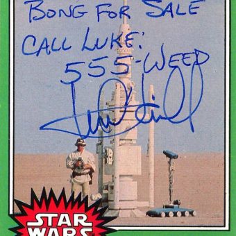 Star Wars: Mark Hamill has fun with a fans’  Star Wars trading cards