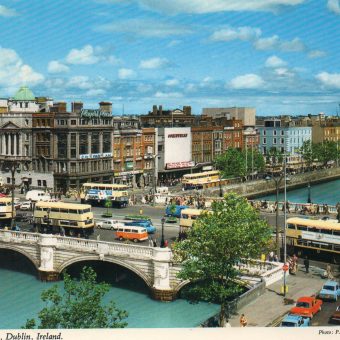 Glorious John Hinde postcards of Dublin c.1970.