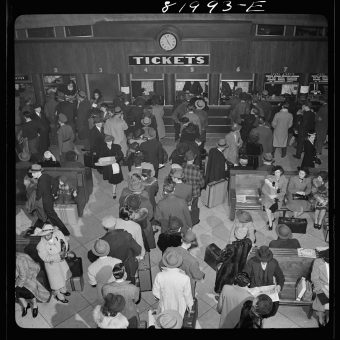 The Greyhound Bus Terminal, Washington DC: April 1941