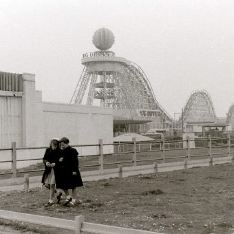 Photos of a Cold and Gloomy Blackpool in 1957