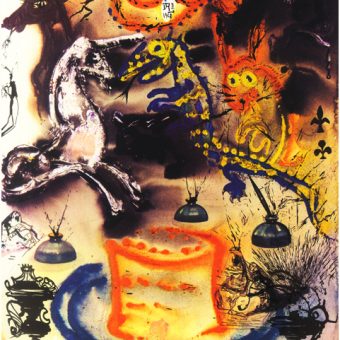Salvador Dali’s illustrations for Alice’s Adventure’s In Wonderland (1969)