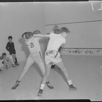 Who Were These Young Boxers In A Mid-Century Boston Gym?