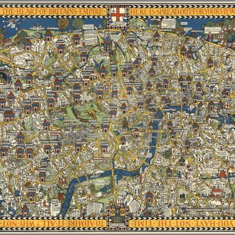 The Famous Wonderground Map of London Town Made Time Travel Possible (1914)