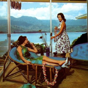 Mid-Century Hotel Postcard Models Living The American Dream