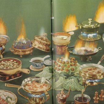Flaming Lettuce And Olive Sandwiches: LIFE Picture Cook Book 1958