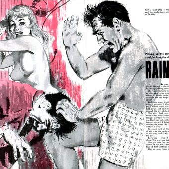 30 Outrageous 2-Page Pulp Art from Mid-Century Men’s Magazines